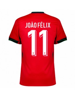 Billige Portugal Joao Felix #11 Hjemmedrakt EM 2024 Kortermet